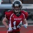 Barnstable Grads Gunning for National Title (Cape Cod Times) 2004 Barnstable High School graduate Marcia Beatty is a defensive back and kicker for the Boston Renegades. © 2017 Jes Quesada.