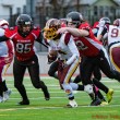 D.C. Divas vs Boston Renegades: Longtime Rivals Battle for Eastern Conference Championship (Women’s Football Alliance) Boston Renegades linebackers Jessica Penta #85 and Allie Genereux #52