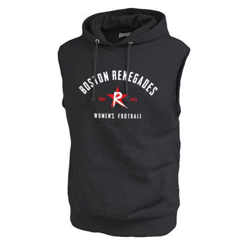 football sleeveless hoodie