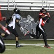 A perfect ending Adrienne Smith #10 helped turn the tide, scoring Boston's first two touchdowns to tie the game, and sealed the victory in the fourth quarter with her third score. <nobr>©2019 Kim Jamison Photography</nobr>